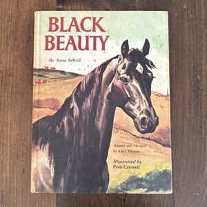 Vintage 1976 Grosset & Dunlap Black Beauty Book Childrens Equestrian Classic Kid